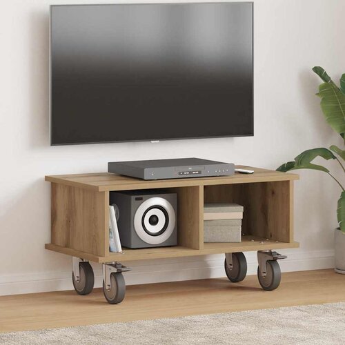 TV stalak Umjetnički hrast 68,5 x 35 x 35 cm Konstruirano drvo Cijene