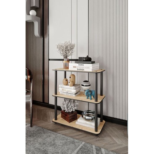 Hanah home polica za knjige, 30x72x60 cm, boje hrasta Slike