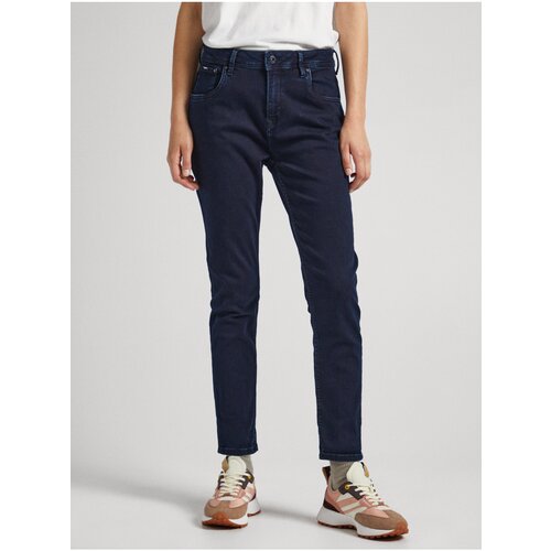Pepe Jeans Dark blue women straight fit jeans Violet - Women Slike