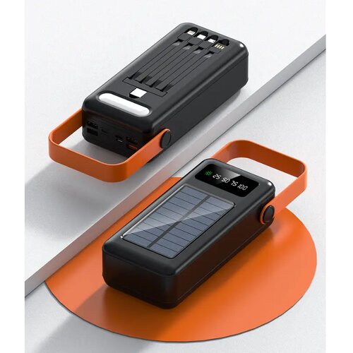  Solarni power bank 50000 mAh sa kablovima i LED lampom Cene