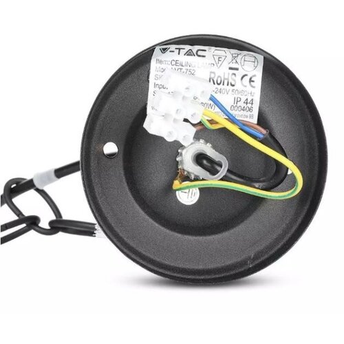  Spolja&amp;scaron;nji luster na lancu 1xE27/40W/230V IP44 crni Slike