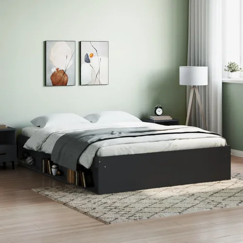 vidaXL Okvir za krevet crni 140x200 cm vidaXL Okvir za krevet crni 140x200 cm