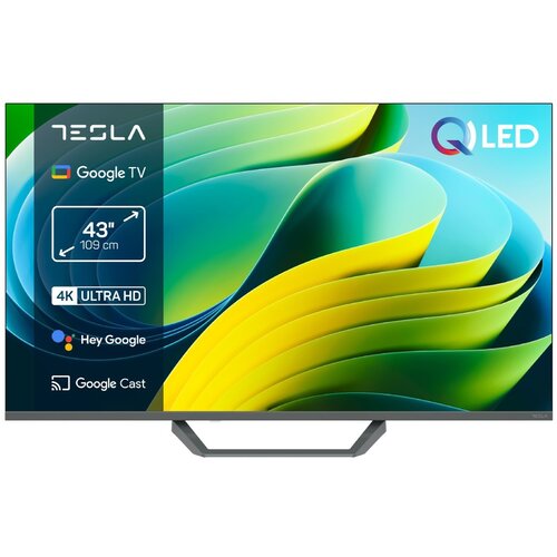 Tesla televizor Q43E655GUS 43&amp;quot; (109 cm) QLED 4K UHD Google TV Slike