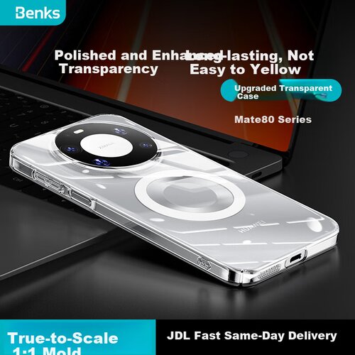  benks maska za mobilni telefon mate 80 pro max, providna Cene