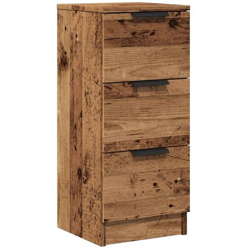 VidaXL Komoda boja staro drvo 30 x 30 x 70 cm od konstruiranog drva Slike