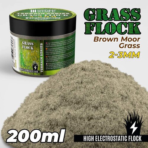 Green Stuff World Static Grass Flock Brown Moor Grass | Statička trava 2&ndash;3mm braon močvarna trava 200ml Cene
