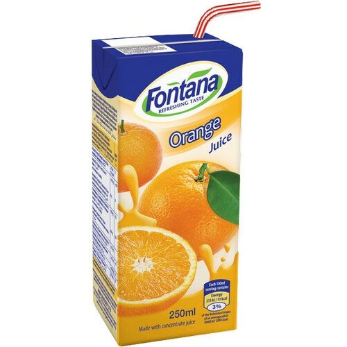 FONTANA voćni nektar pomoranža 100% 250ml Cene