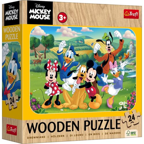 Trefl Holz Puzzle Junior - Disney Mickey Mouse and Friends 24 Teile - 1 k. Slike