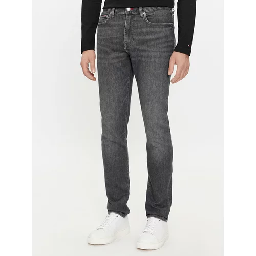 Tommy Hilfiger Jeans hlače Layton MW0MW33969 Siva Extra Slim Fit