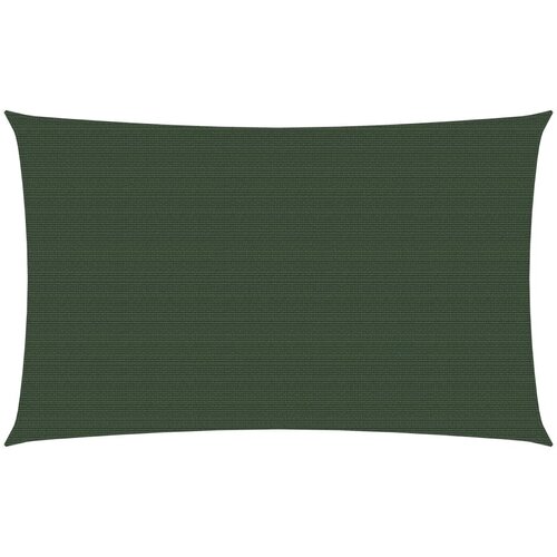 The Living Store Senčno jadro 160 g/m² temno zeleno 3x5 m HDPE - Senčno Jadro, (21630872) Cene