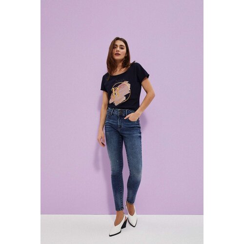 Marisse Push-Up Jeans L-Je-3711 Navy Cene