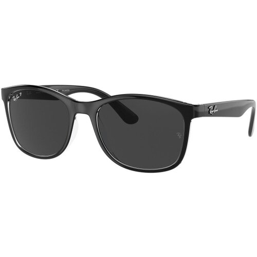 Ray-ban RB4374 603948 Polarized ONE SIZE (56) Črna/Siva Slike