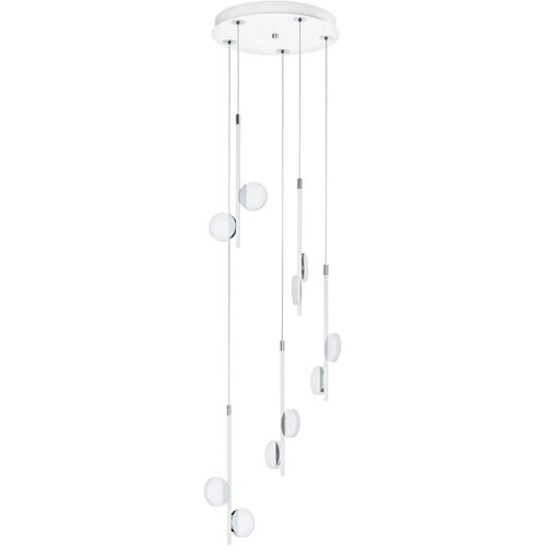 Eglo Olindra visilica/10, led, 10x2,2w, 10x250lm, dimabilna, krom/plastika Cene