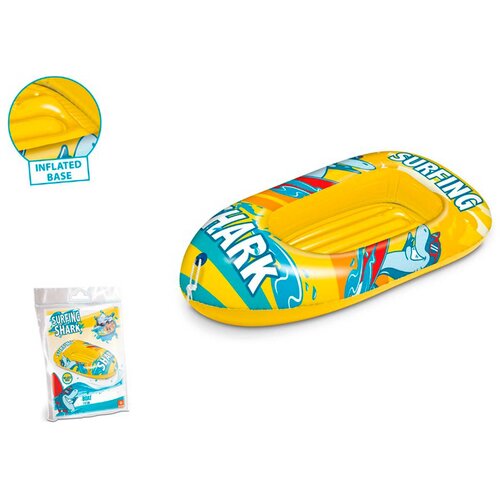 Kids movie heroes Napihljiv čoln z motivom morskega psa 112 cm - Cene