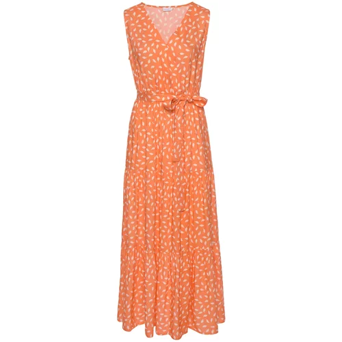 VIVANCE Ljetna haljina narančasta / bijela