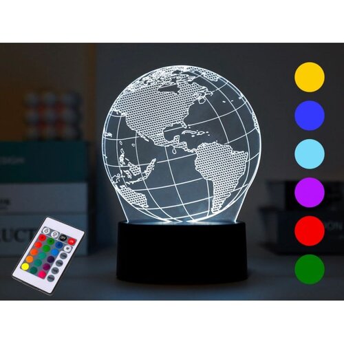 I-Total Lampa 3D na dodir promjena boja World XL2335 Slike