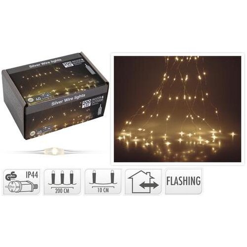 Lampice 200LED WW FLASH Slike