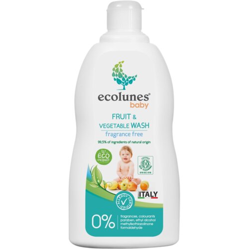 Ecolunes Baby - Sredstvo za pranje voća i povrća, bez mirisa - 500 ml Slike