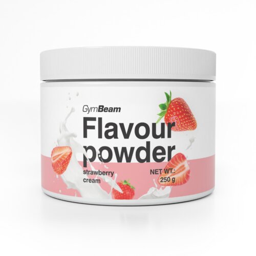 GymBeam Flavour powder 250 g jagoda - krem Cene