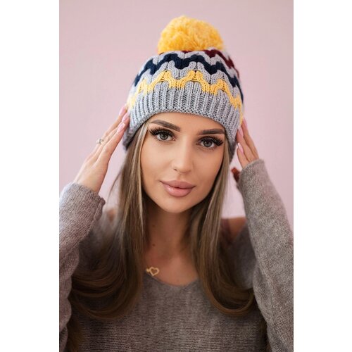 Kesi Women's cap Laila K283 dark gray+yellow Cijene