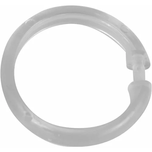 Wenko set od 12 komada prozirnih plastičnih prstena za tuš zavjesu