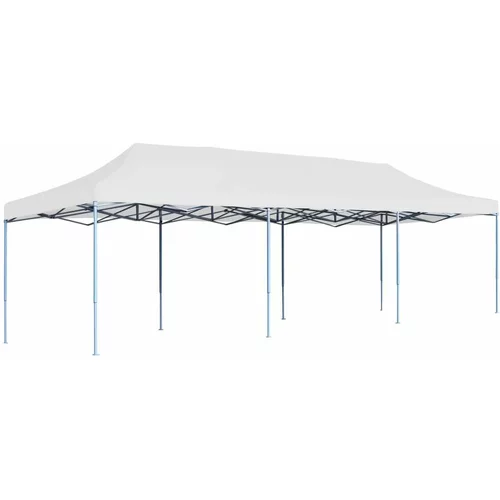 Sklopivi prigodni šator za zabave 3 x 9 m bijeli