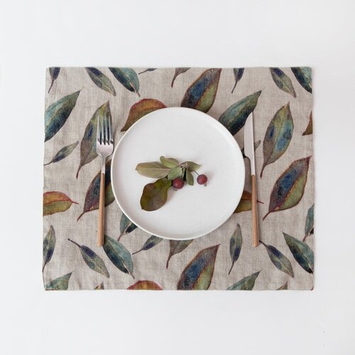 Linen Tales Tekstilni podmetač 45x45 cm Golden Fall – Cijene