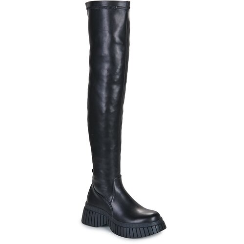 Exé Shoes Visoki škornji W3611-R6296-PU-BLACK Črna Cene