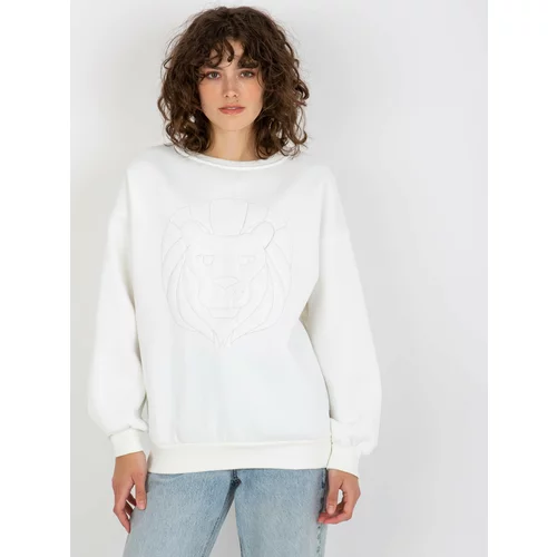 Fashion Hunters Women's insulated sweatshirt with embroidery - ECR
