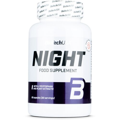 BioTech USA Kapsule za melatonin Night, 60 kapsula Slike