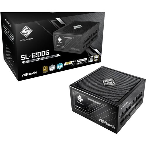 AsRock PSU 1200W Gold SLFully Modular, 80PLUS135mm fan, ATX 3.1, PCIe 5.1 Cijene