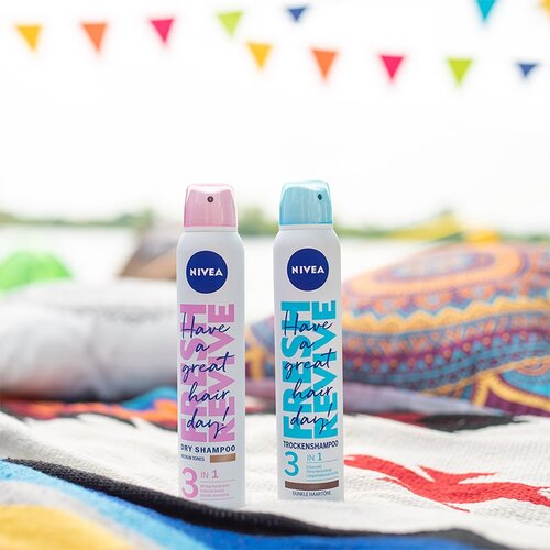 Nivea dry dark &amp;scaron;ampon za suvo pranje - tamna kosa 200 ml Slike