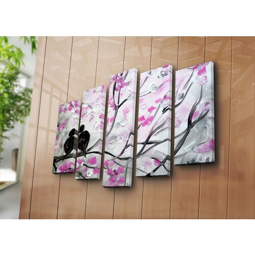 Wallity slika 5PATK-91, 70 x 105 cm, 5 delova Cene