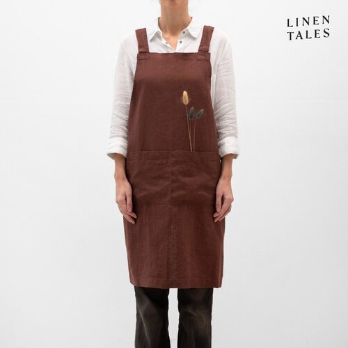 Linen Tales Lanena pregača Chocolate &ndash; Cijene
