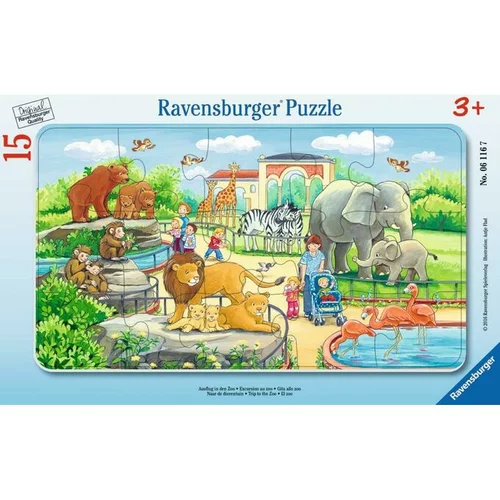 Ravensburger 15 delna sestavljanka Izlet v živalski vrt 061167