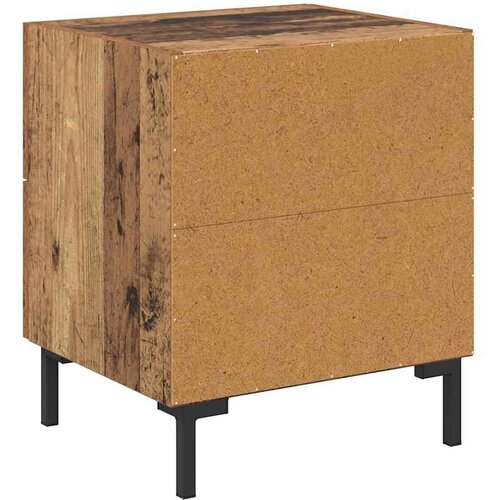  Noćni ormar s ladicama 2 pcs Staro drvo 40 x 35 x 47 5 cm Slike