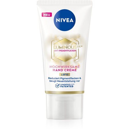 Nivea Cellular Luminous 630 krema za ruke protiv pigmentnih mrlja SPF 15 50 ml Slike