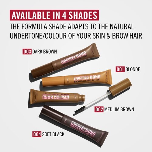 Rimmel London Wonder&amp;#039;Bond gel za obrvi odtenek 002 Medium Brown 7.7 ml Slike