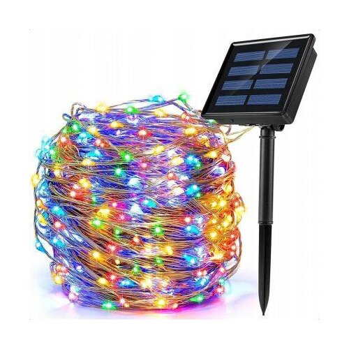 Malatec Solarne novoletne lučke veriga 200 LED RGB barvne 20m 8 funkcij, (20404519) Cene