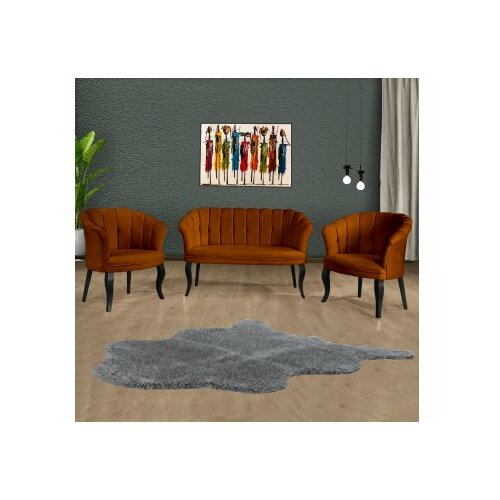 Atelier Del Sofa sofa i fotelja daisy black wooden tile red Slike