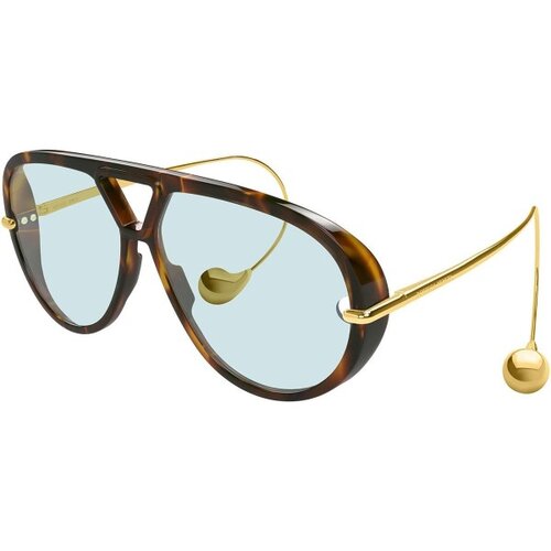 Bottega Veneta BV1273S 007 ONE SIZE (63) Havana/Zelena Cene