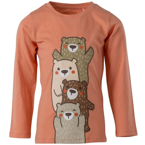 Lucky Kiddo majica DR LK-KGT LS 2_25 D oranžna 116 Cene