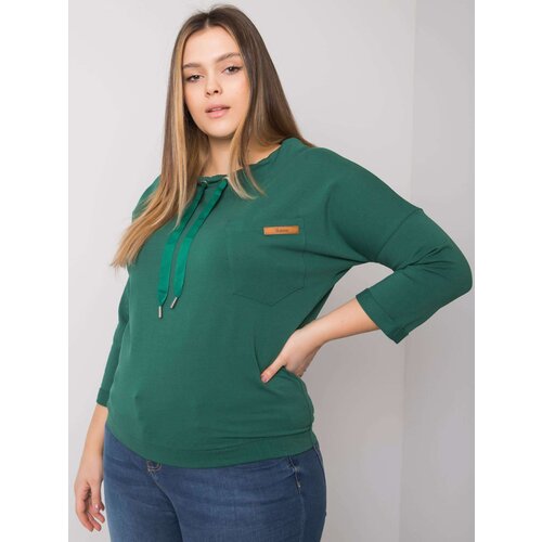 RELEVANCE Blouse-RV-BZ-6161.08-dark green Cene