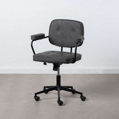  Uredska stolica 56 x 56 x 92 cm Crna Slike