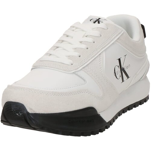Calvin Klein Jeans Nizke superge 'TOOTHY RUNNER' siva / črna / bela / off-bela Cene
