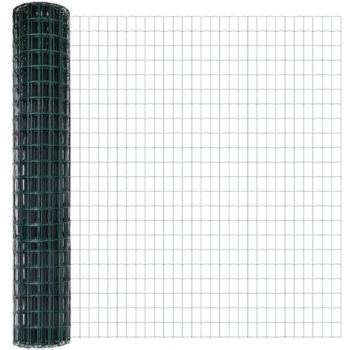 vidaXL Euro Ograda s 5 U Stupova Zelena 1.5x10 m Čelik Cene