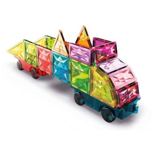 Geomagworld Geomag: Magnetic Tiles Gems vozila magnetske kocke, set od 24 komada Slike