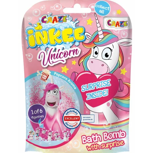 Craze INKEE Unicorn bomba za kupanje za djecu 1 kom