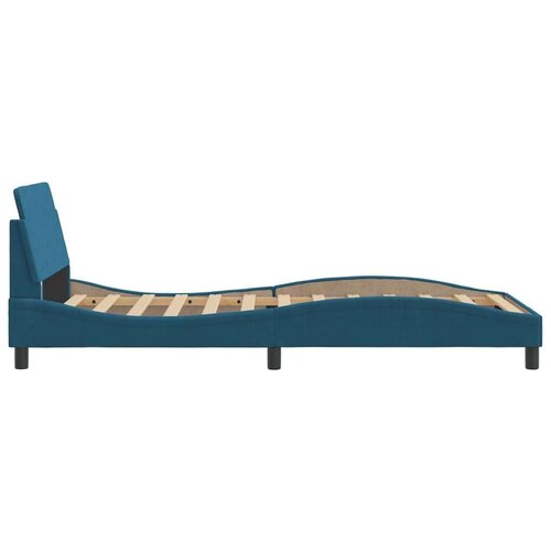 VidaXL okvir za krevet s uzglavljem plavi 100x200 cm bar&amp;scaron;unasti Slike