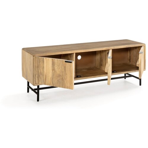 Marckeric TV omarica iz masivnega manga v naravni barvi 145x50 cm Mundra &amp;ndash; Slike